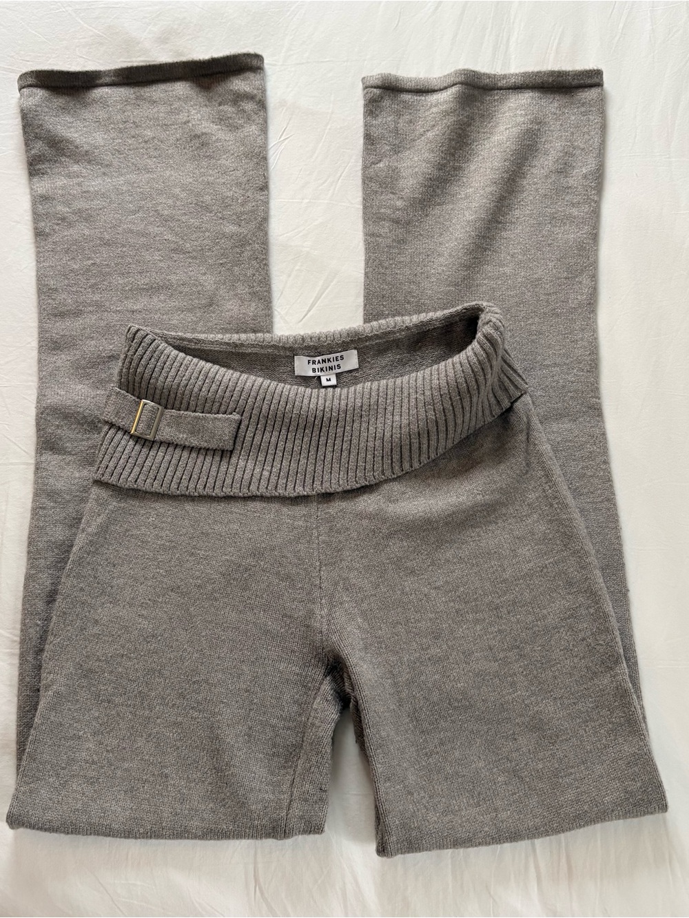 Frankie's Bikinis Knit Fold-Over Lounge Pants